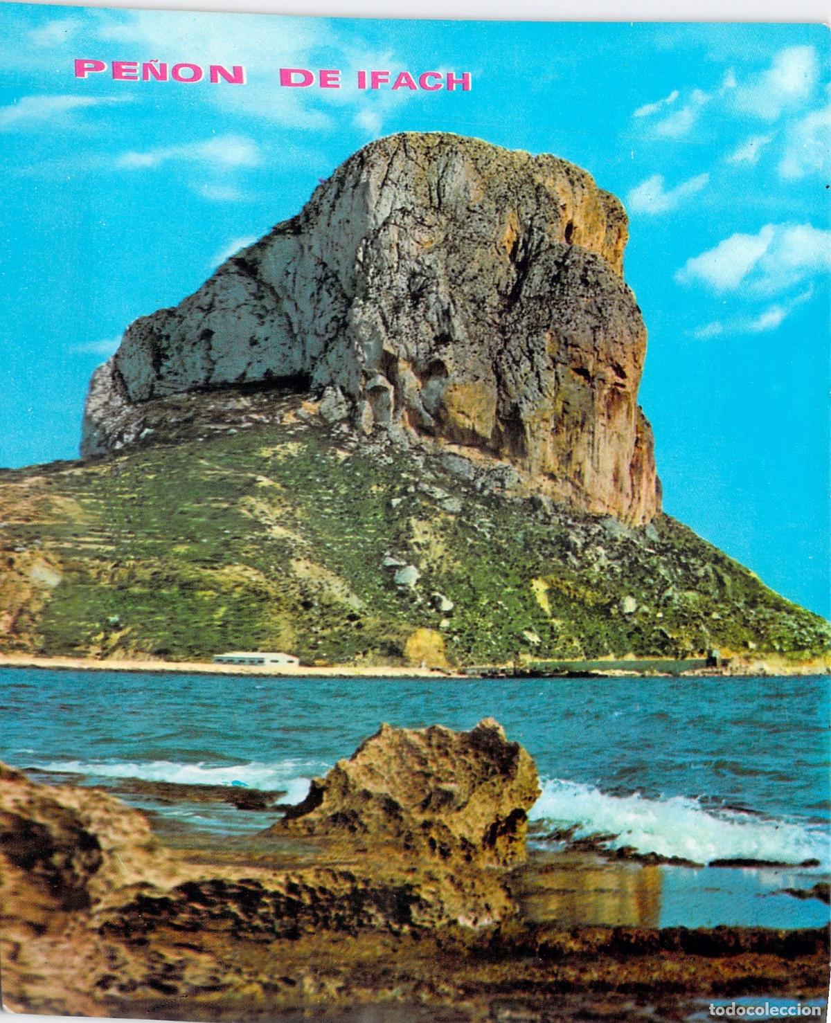 Postales: Postal de Calpe, Alicante - Vista del Pe&ntilde;&oacute;n de Ifach