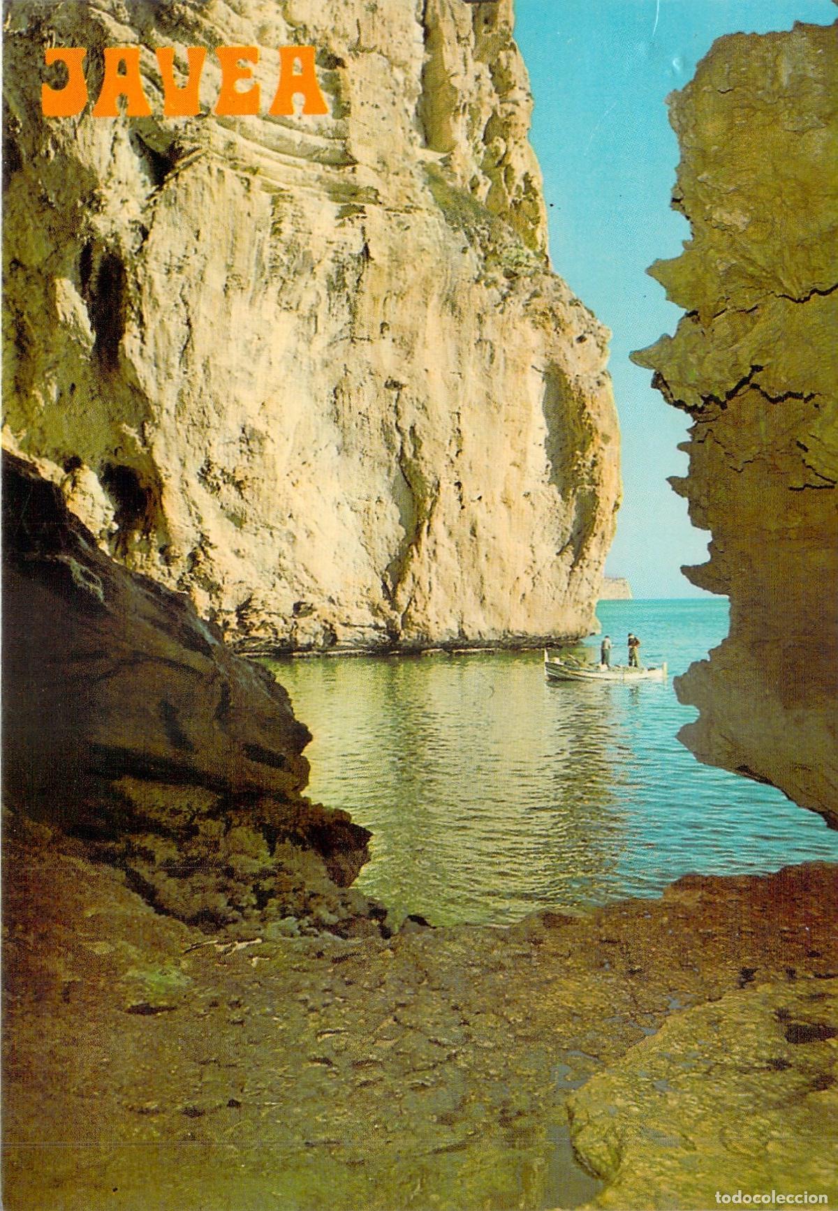 Postales: Postal Javea Alicante Cova dels Coloms Paisaje Mar&iacute;timo
