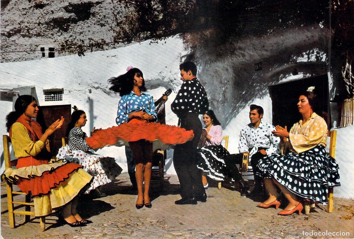 Postales: Postal Bailes Gitanos en Andaluc&iacute;a Espa&ntilde;a T&iacute;pica