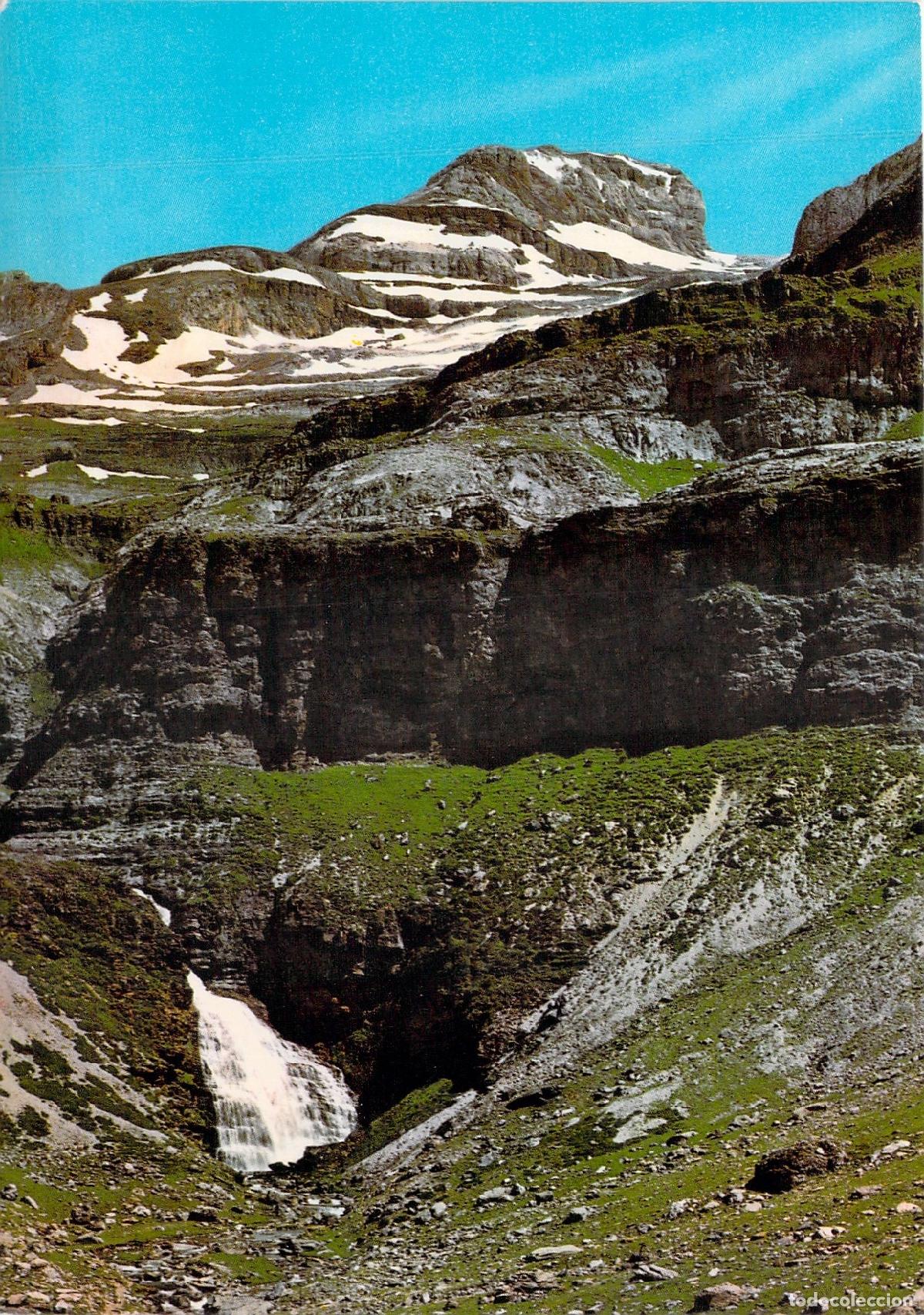 Postales: Postal Parque Nacional de Ordesa Cascada Cola de Caballo Pirineo Aragon&eacute;s