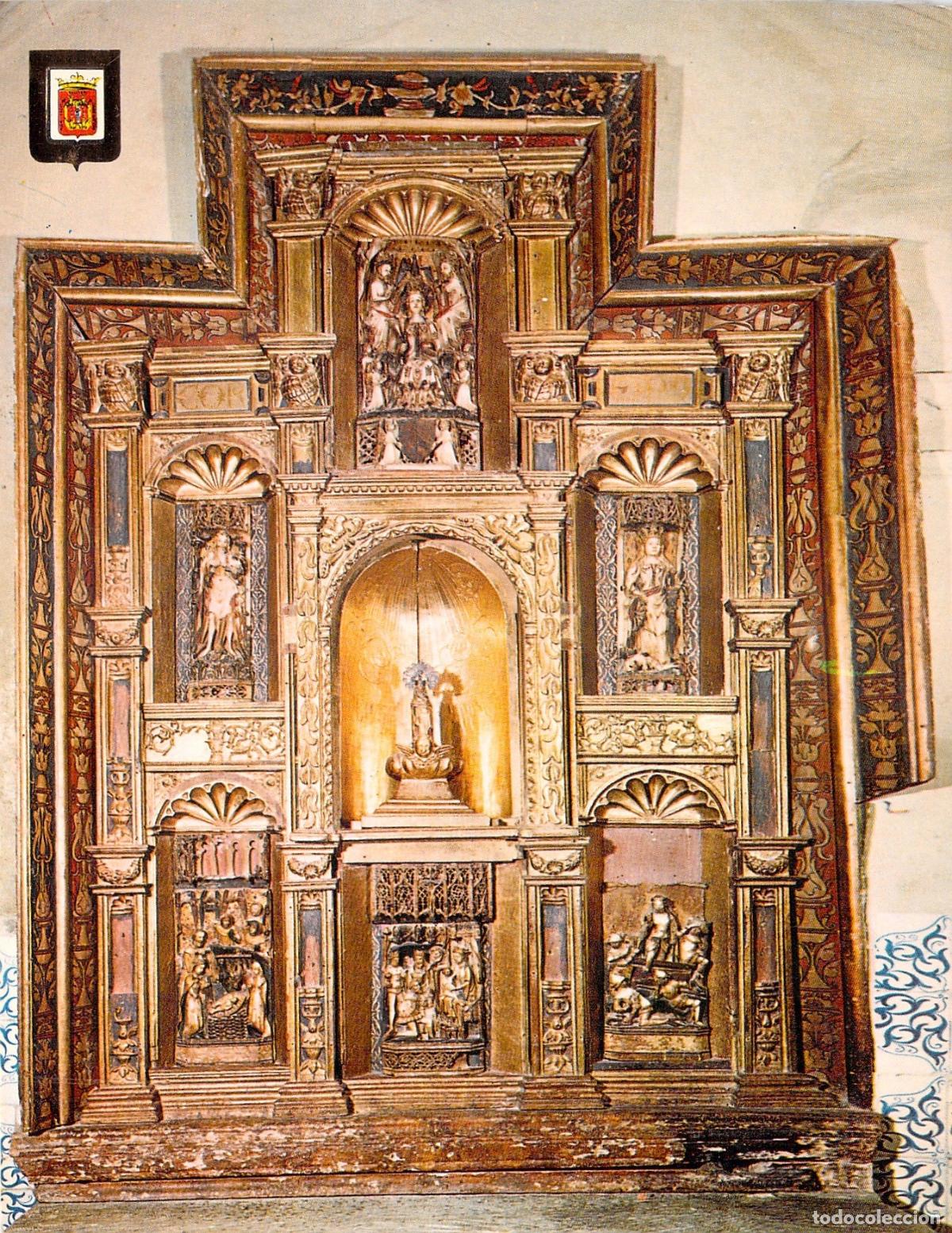 Postales: Postal Daroca Zaragoza Retablo G&oacute;tico Primitivo Siglo XIII