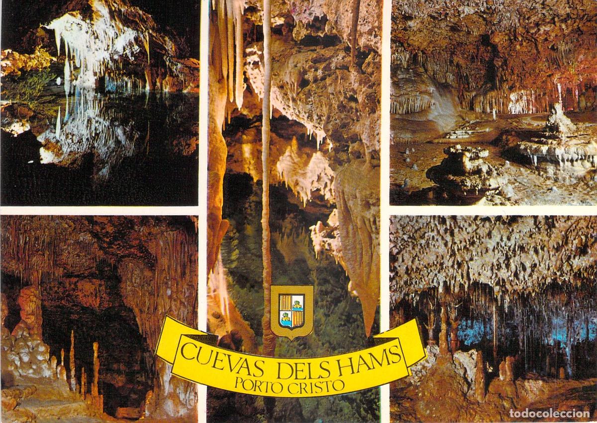 Postales: Postal de las Cuevas dels Hams en Porto Cristo, Mallorca