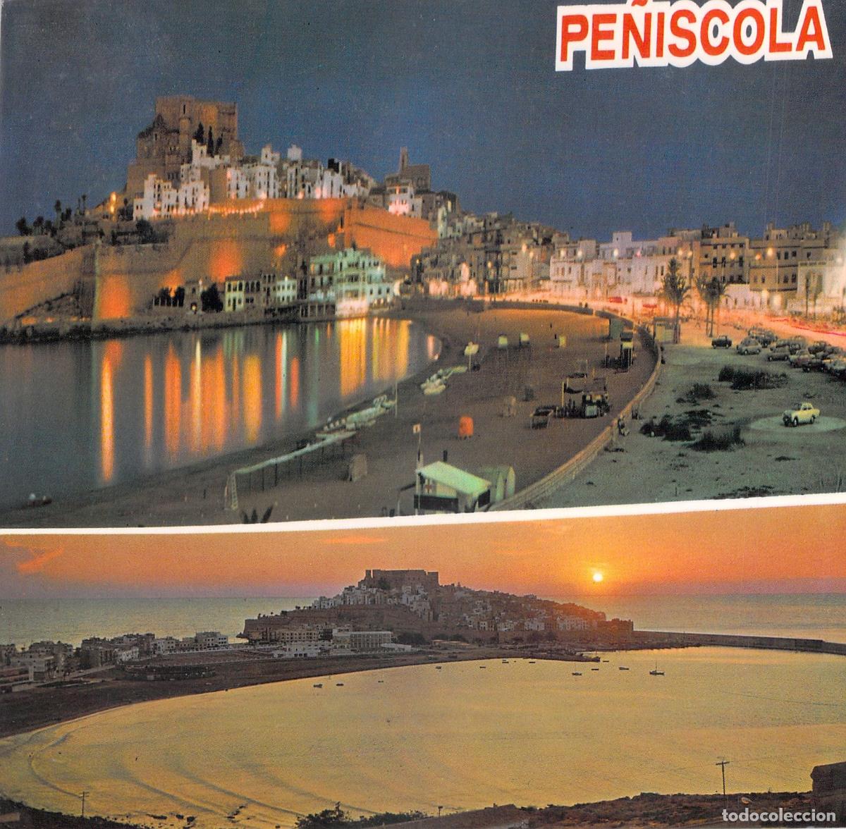 Postales: Postal de Pe&ntilde;&iacute;scola y su Castillo en Castell&oacute;n