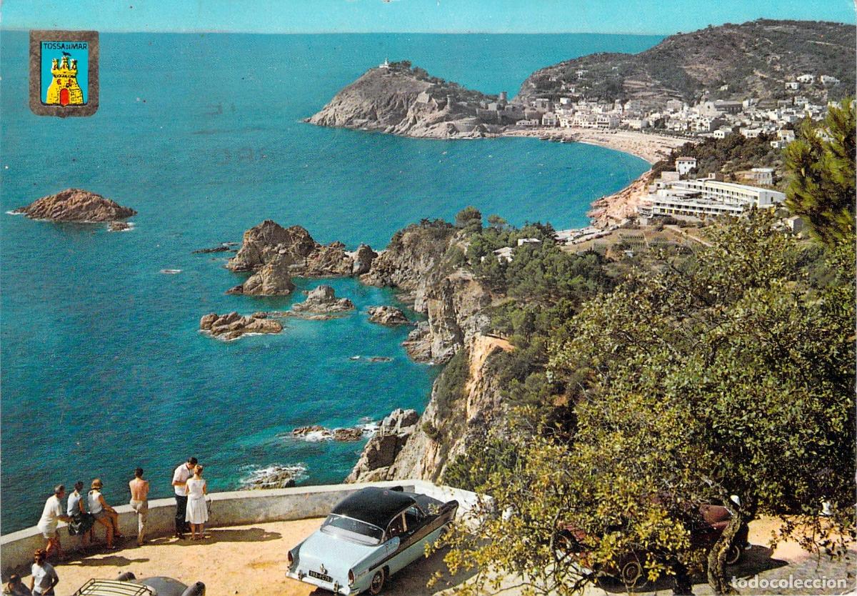 Postales: Postal de Tossa de Mar, Costa Brava - Vista Panor&aacute;mica y Playa