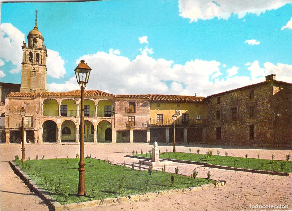 Postales: Postal de la Plaza Mayor de Medinaceli, Soria