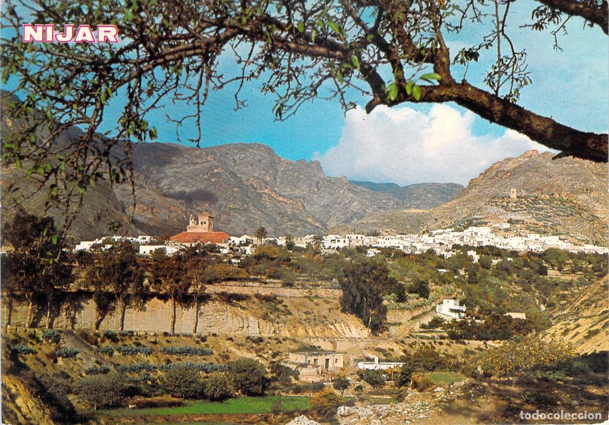 Postales: Postal de N&iacute;jar Almer&iacute;a Vista Panor&aacute;mica del Pueblo