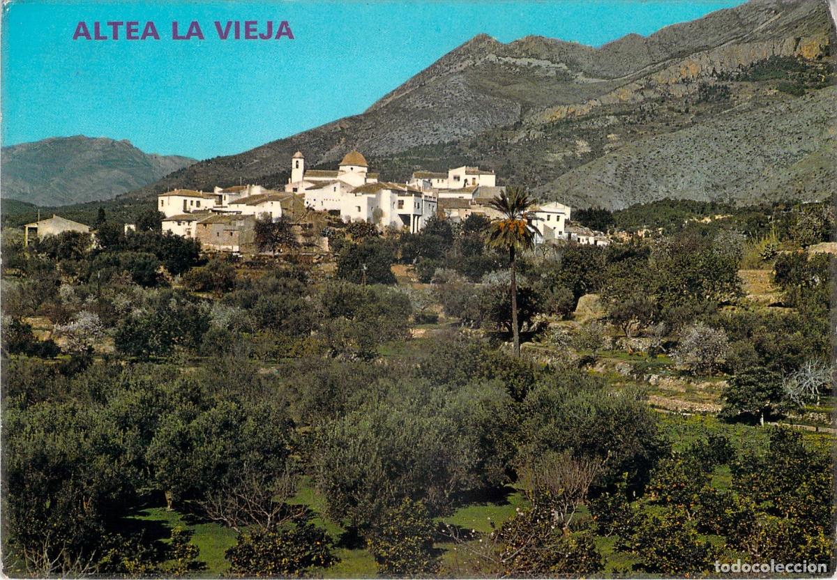 Postales: Postal de Altea la Vieja Alicante Vista General de la Poblaci&oacute;n