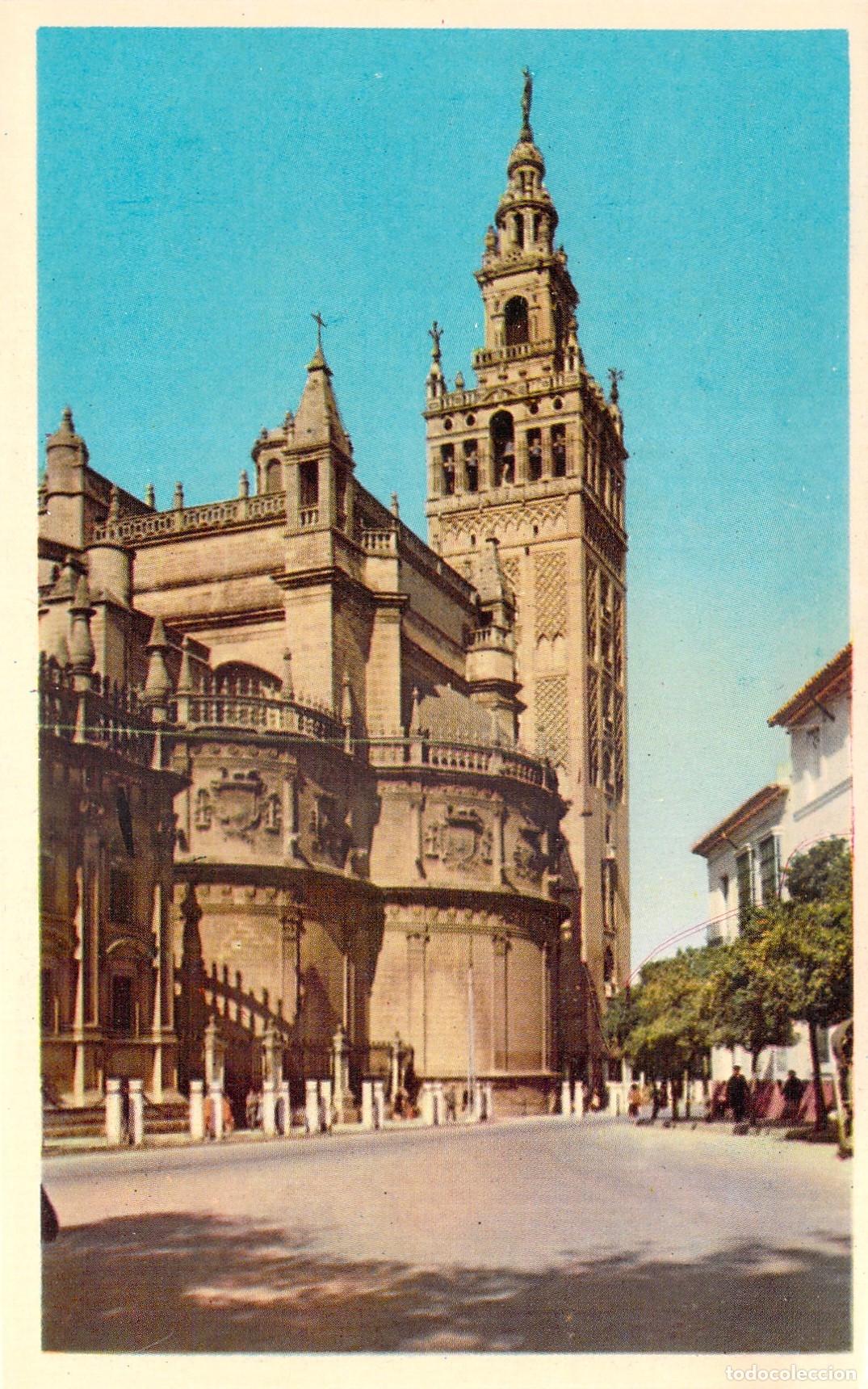 Postales: Postal de Sevilla - Vista de La Giralda y la Catedral