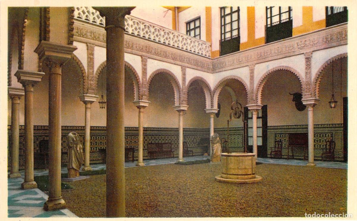 Postales: Tarjeta Postal de Sevilla - Patio T&iacute;pico con Arcos y Pozo