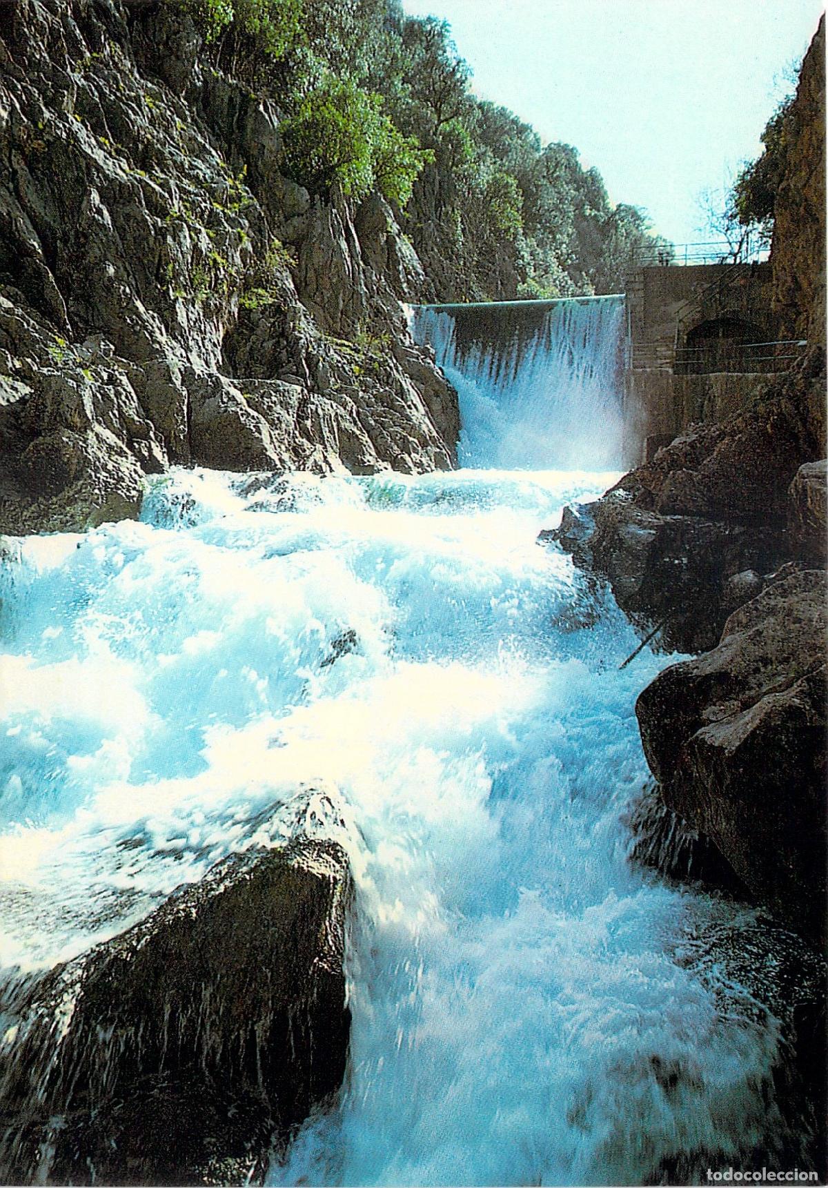 Postales: Postal Sierra de Cazorla, Ja&eacute;n - Salto Presa Cerrada de Utrero