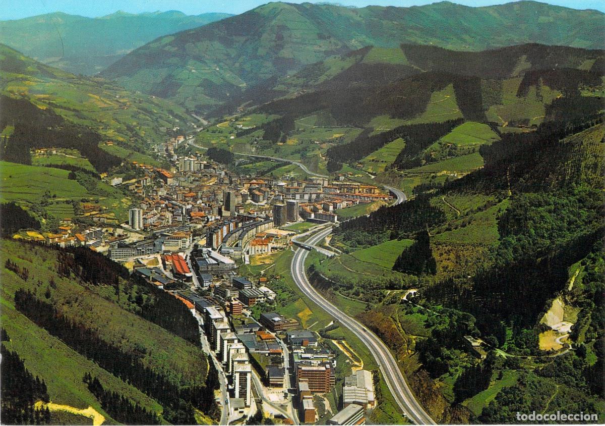 Postales: Postal de Eibar, Guip&uacute;zcoa - Vista A&eacute;rea Panor&aacute;mica