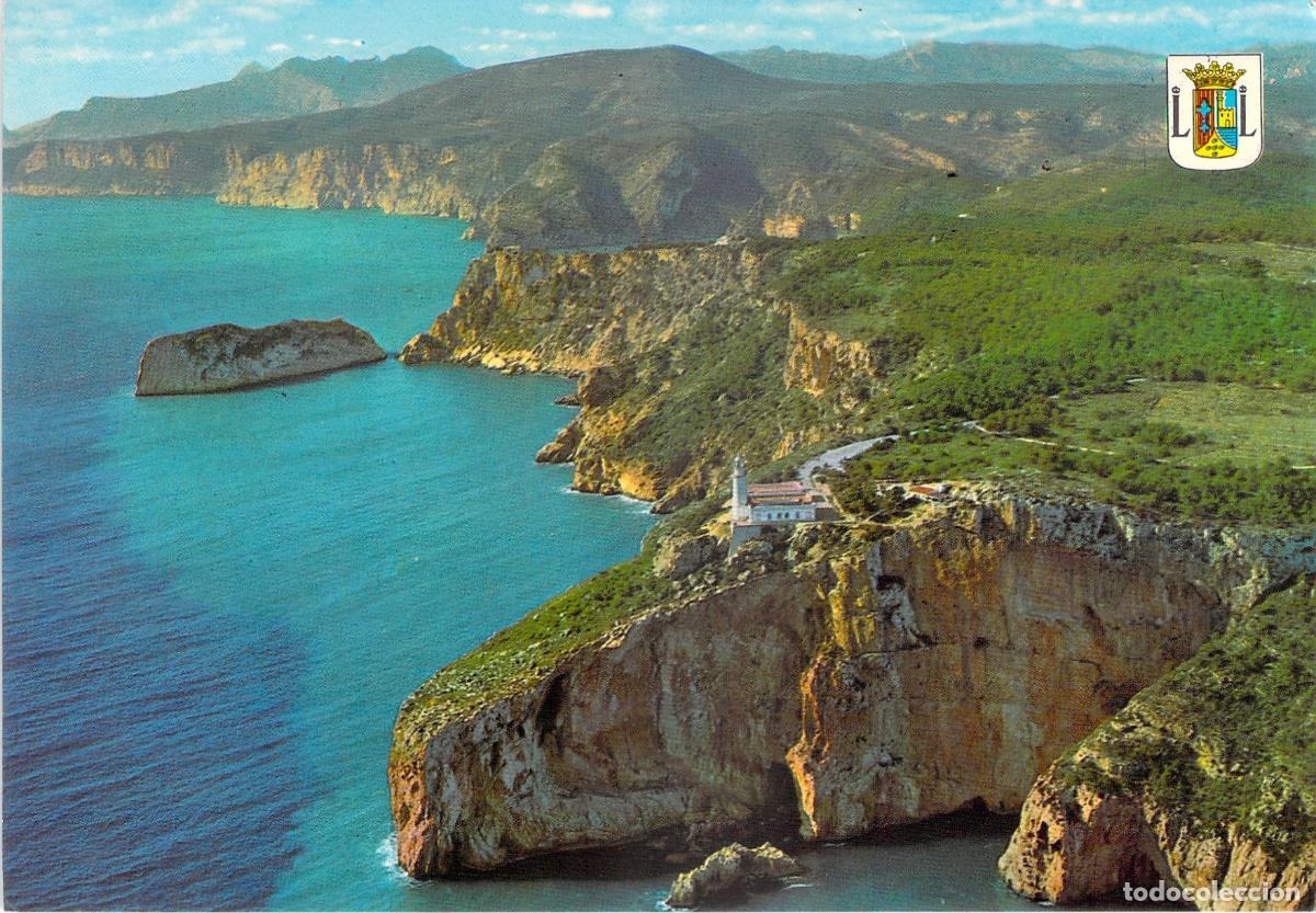 Cartes Postales: Postal de Javea, Alicante - Vista A&eacute;rea del Cabo de la Nao