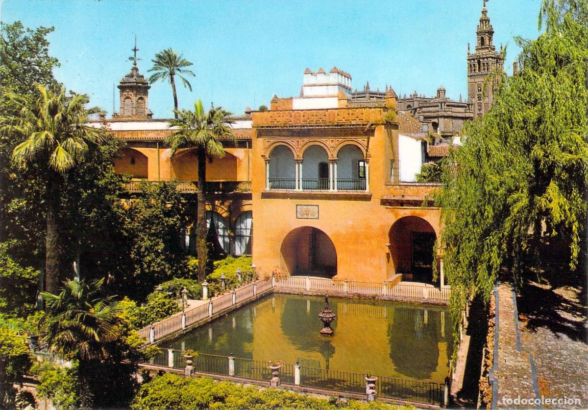 Postales: Tarjeta Postal de Sevilla: La Giralda vista desde el Alc&aacute;zar