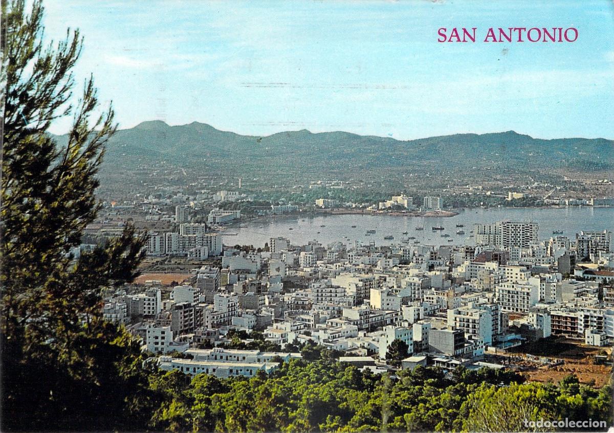 Postales: Postal de San Antonio Abad, Ibiza - Vista Panor&aacute;mica de la Ciudad y Bah&iacute;a