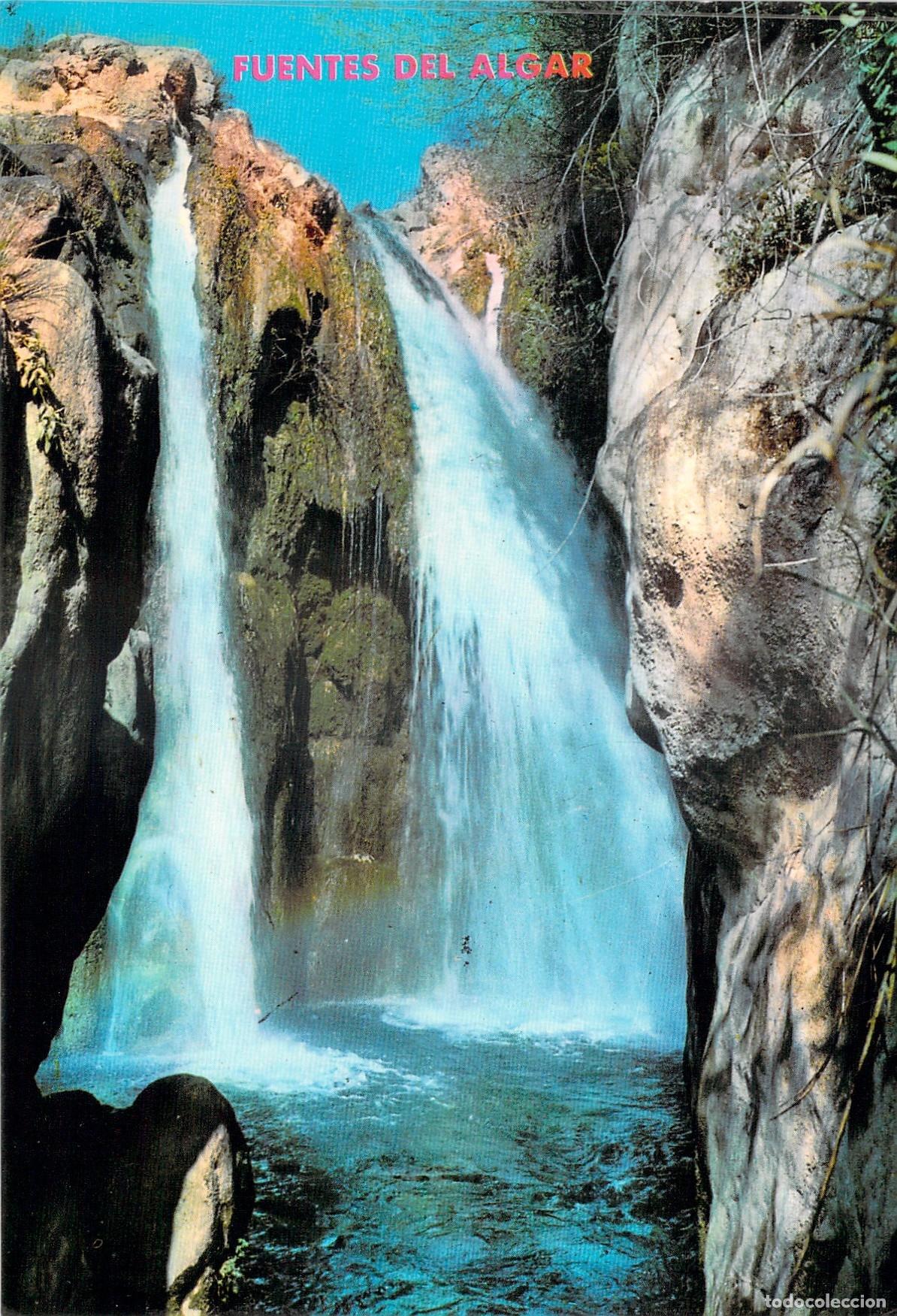 Postales: Postal Fuentes del Algar y Cascadas Toll de la Caldera en Alicante