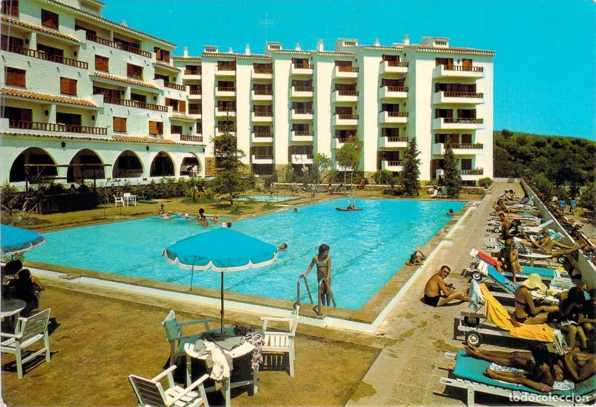 Postales: Postal Alcoceber Castell&oacute;n Urbanizaci&oacute;n Las Fuentes Piscina