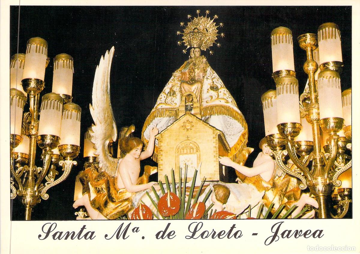 Postales: Postal de Santa Mar&iacute;a de Loreto en Javea, Alicante