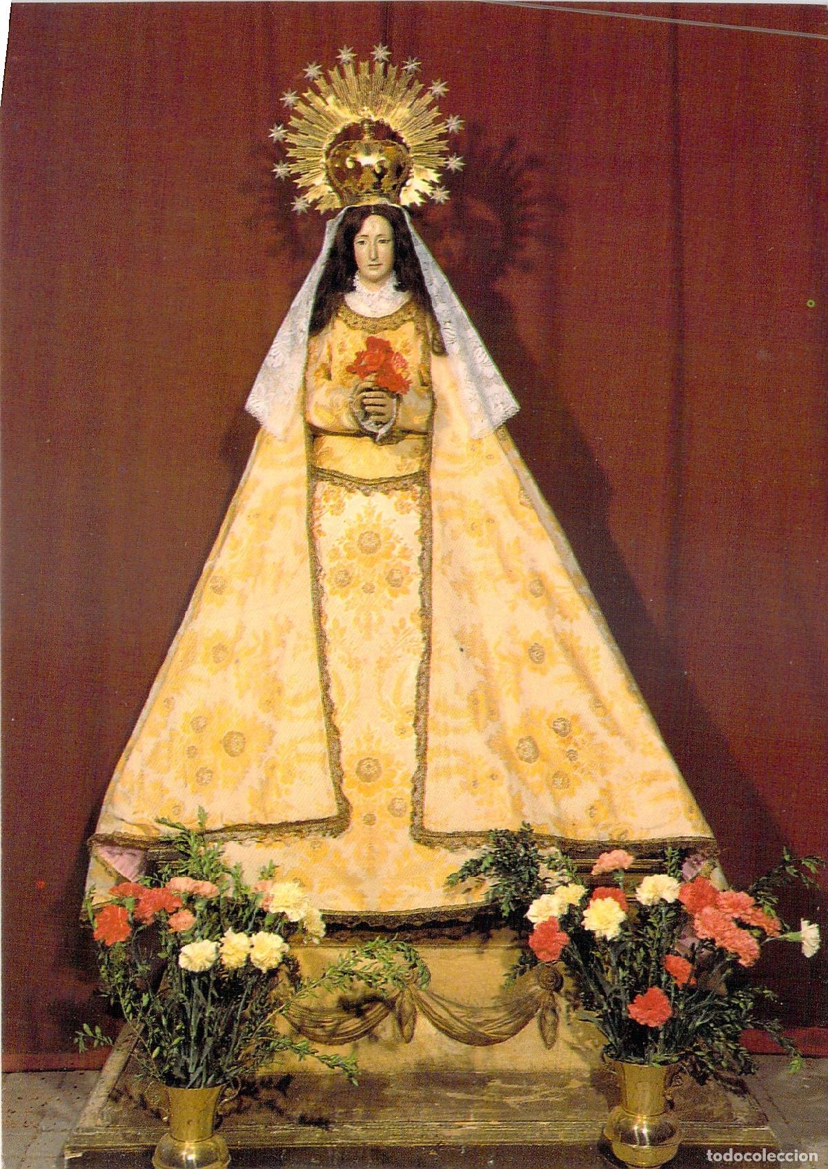 Postales: Postal Virgen de la Pe&ntilde;a Patrona de Tordesillas Valladolid