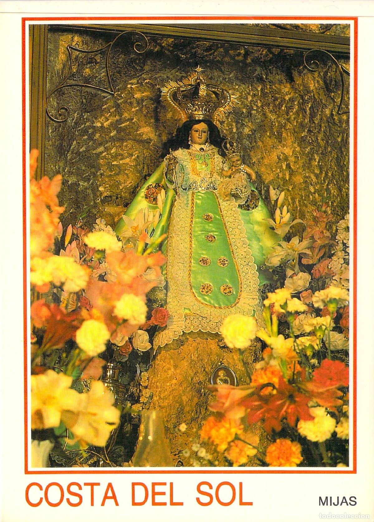 Postales: Postal de Mijas: Virgen de la Pe&ntilde;a, Costa del Sol, M&aacute;laga - Foto 1