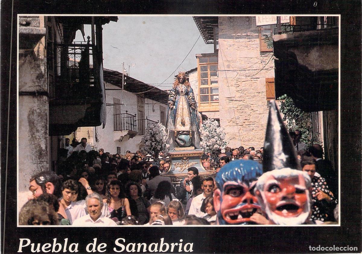 Postales: Postal de Puebla de Sanabria, Fiestas de Nuestra Se&ntilde;ora de las Victorias