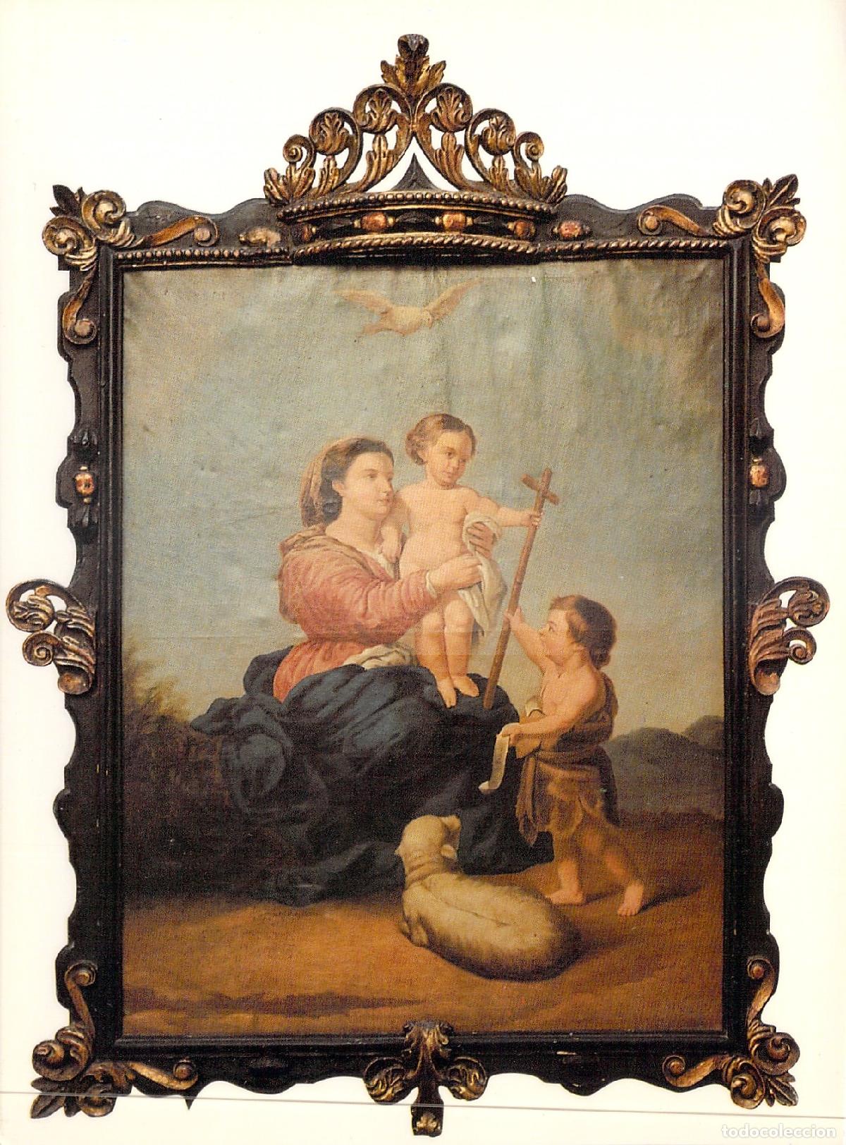 Postales: Postal de Ronda: Pintura Mar&iacute;a con San Juan y el Ni&ntilde;o