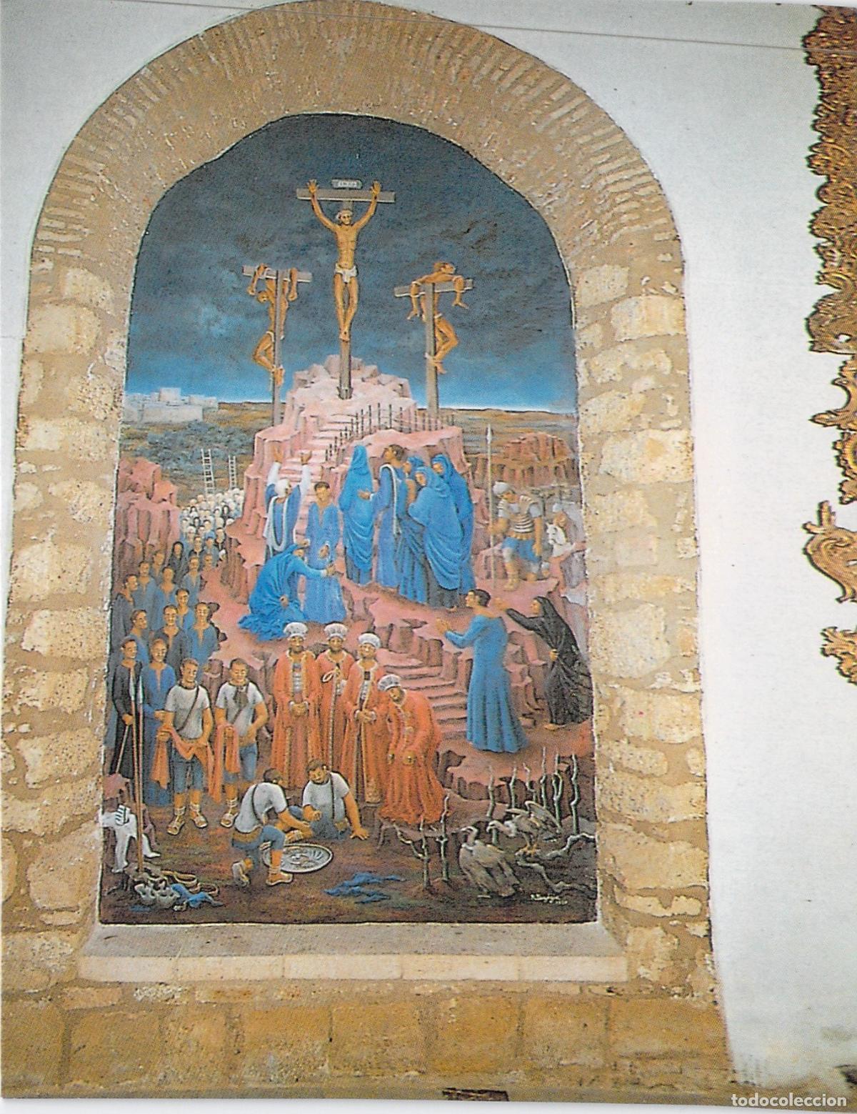 Postales: Postal Santa Mar&iacute;a la Mayor, Ronda - Pintura del Calvario