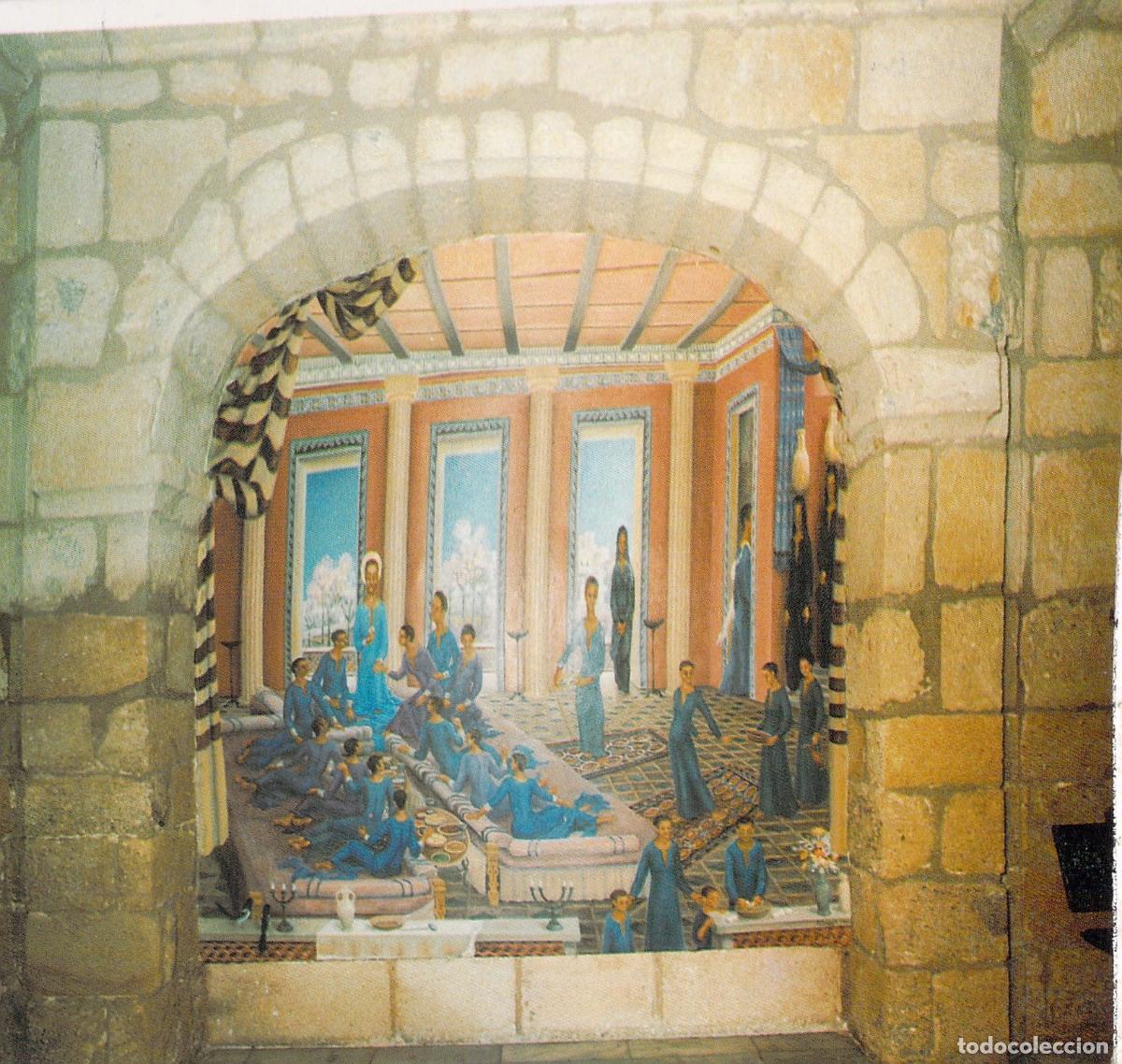 Postales: Postal Ronda Iglesia Santa Mar&iacute;a la Mayor Pintura Santa Cena