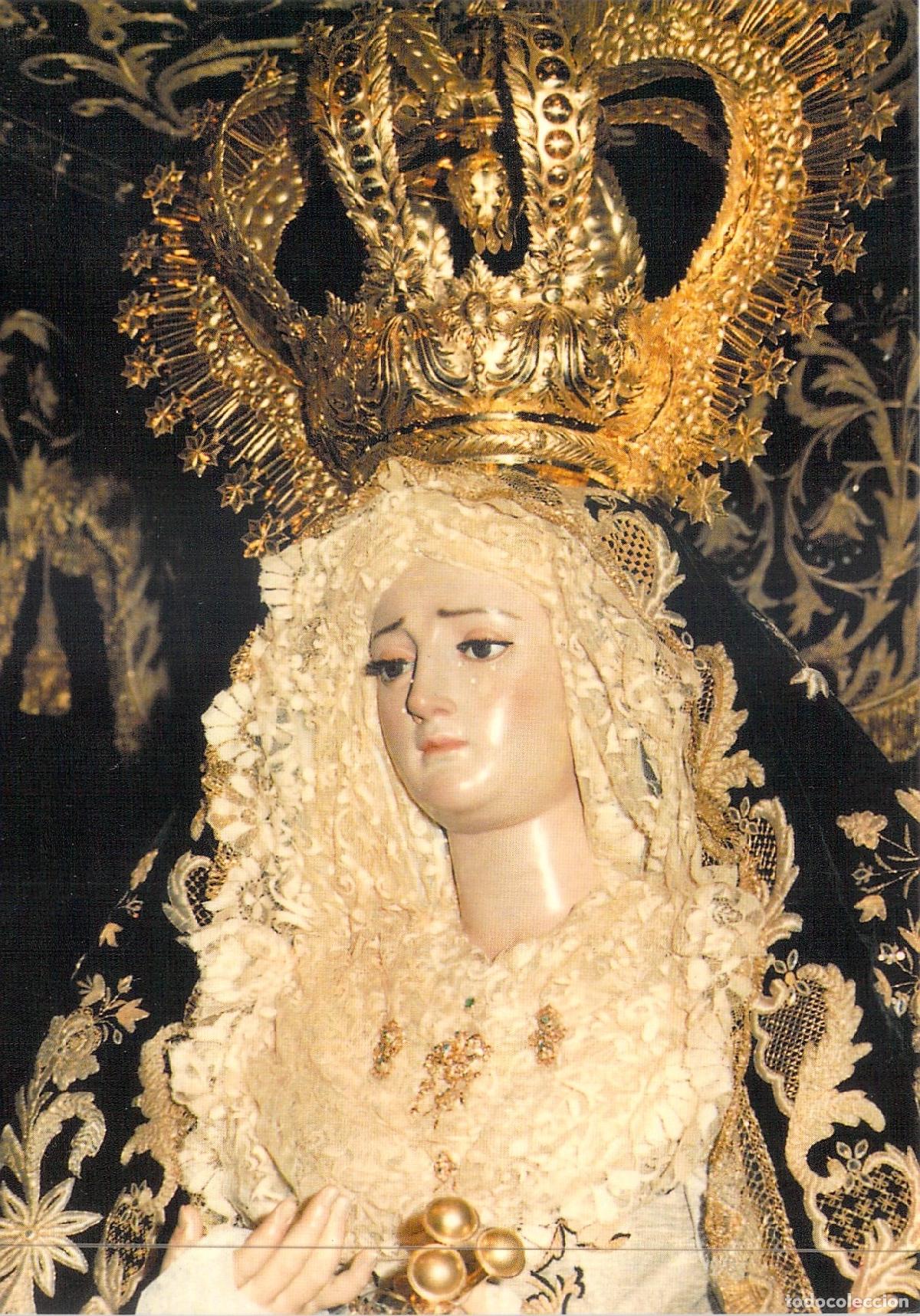 Postales: Postal Nuestra Se&ntilde;ora de la Soledad Lucena Cofrad&iacute;a Quinta Angustia