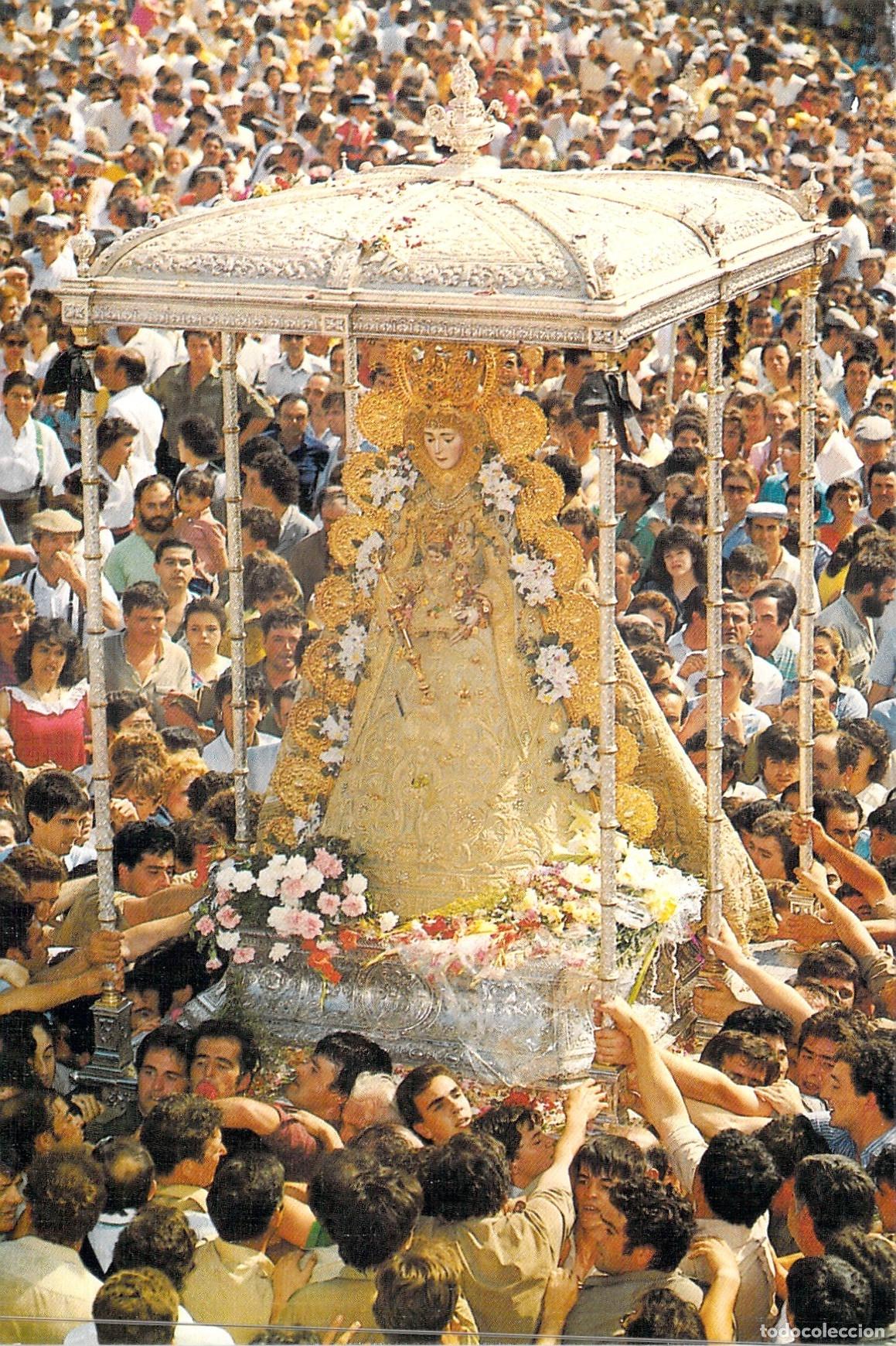 Postales: Postal Recorrido de la Virgen del Roc&iacute;o por la Aldea de Almonte