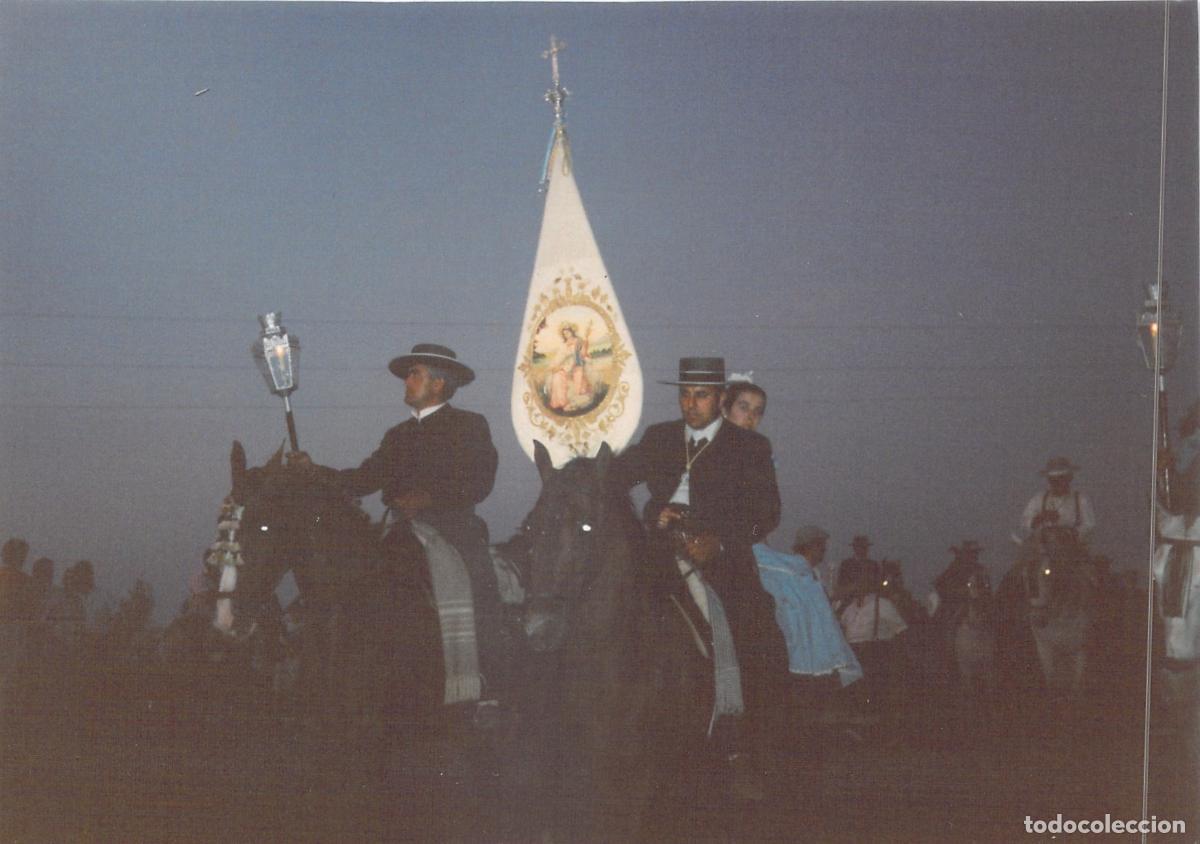 Postales: Fotografia Romer&iacute;a de la Divina Pastora con Jinetes a Caballo