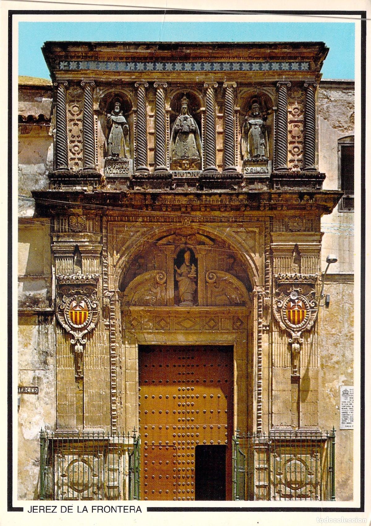 Postales: Postal de la Bas&iacute;lica de la Merced en Jerez de la Frontera