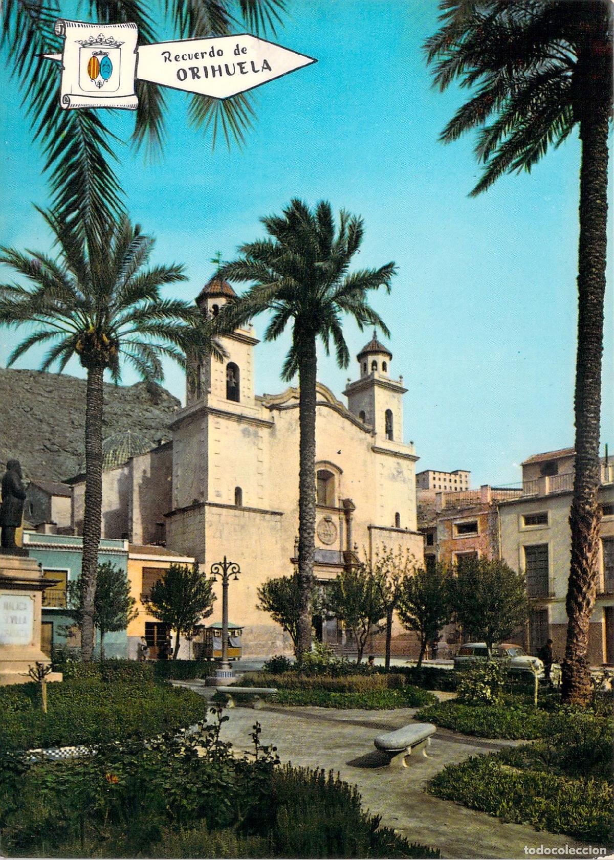Postales: Postal de Orihuela - Plaza e Iglesia de Monserrate