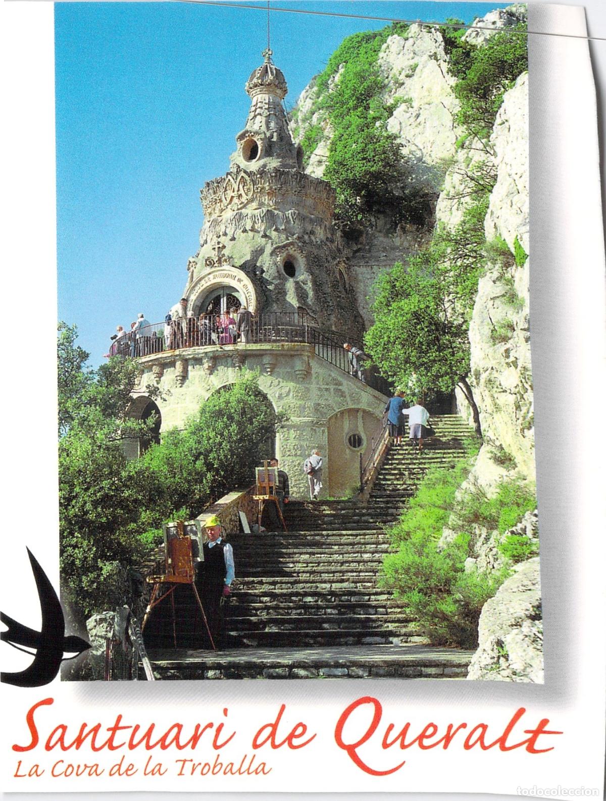 Postales: Postal del Santuario de Queralt, Ermita Modernista en Berga