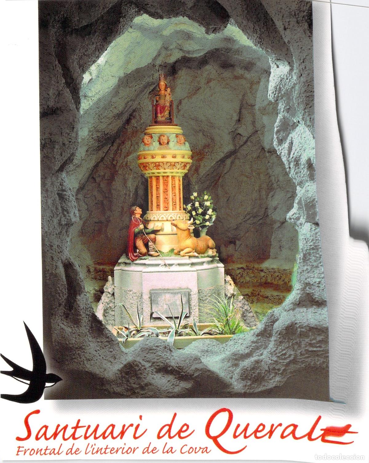 Postales: Postal del Santuario de Queralt, Cova de la Troballa en Berga