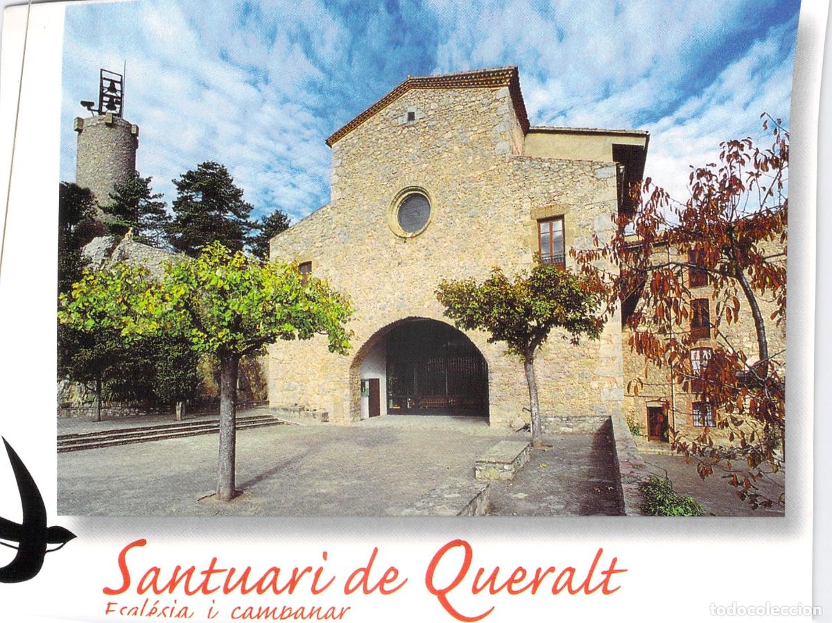 Postales: Postal del Santuario de Queralt en Berga Catalu&ntilde;a