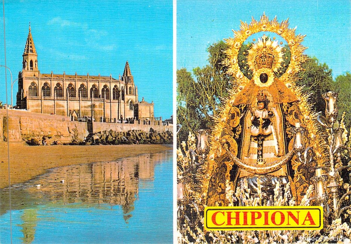 Postales: Postal Chipiona C&aacute;diz - Virgen de Regla y Santuario