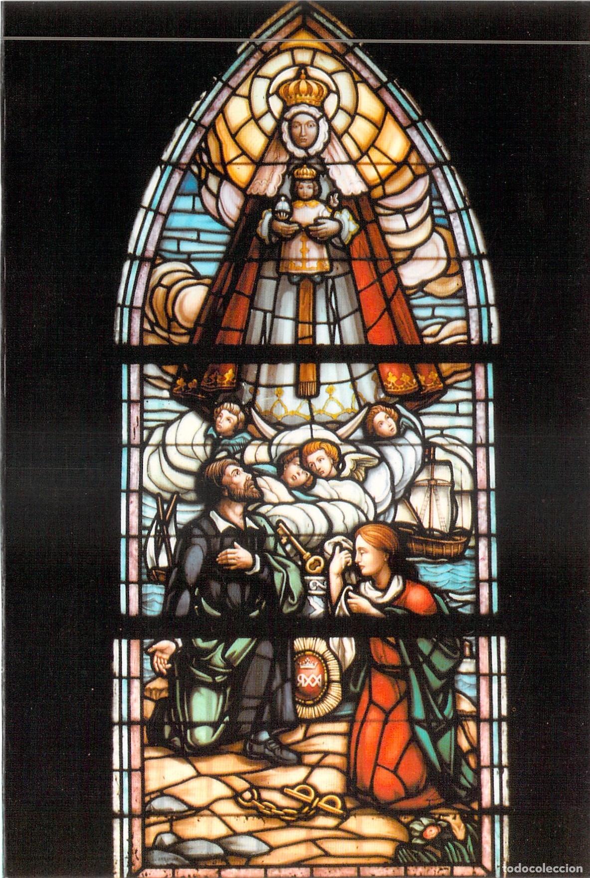 Postales: Postal de Vidriera de la Virgen de Regla en Chipiona, C&aacute;diz