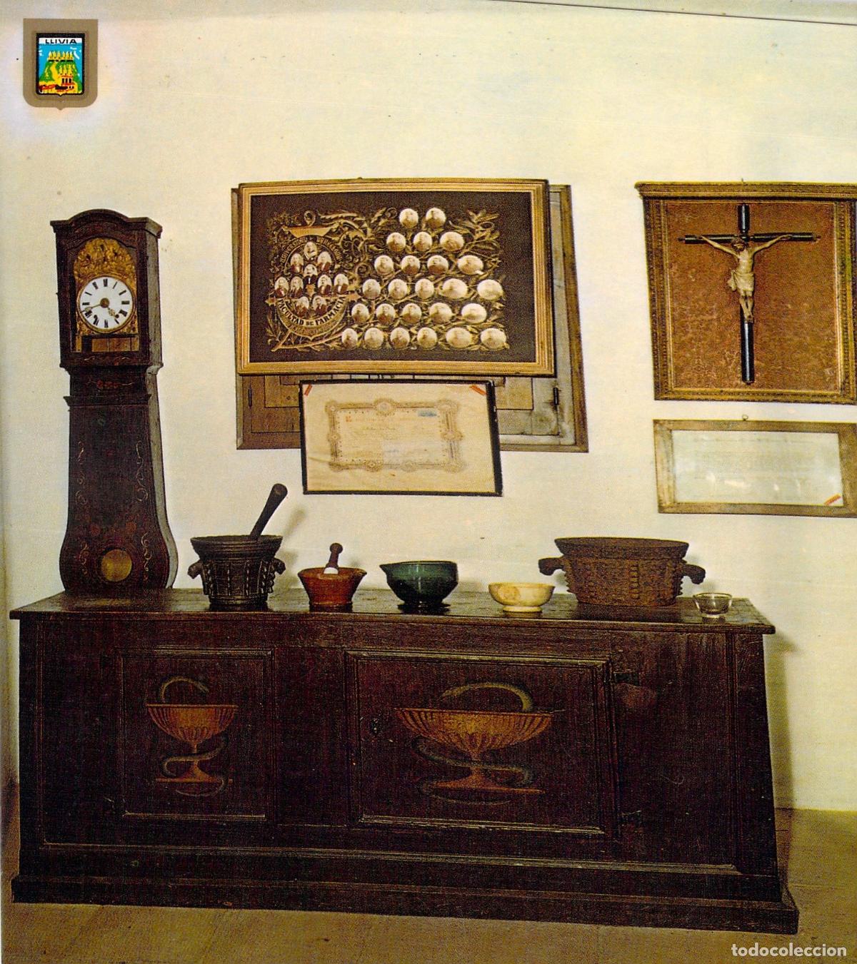 Postales: Postal Detalle de la Hist&oacute;rica Farmacia de Ll&iacute;via, Girona