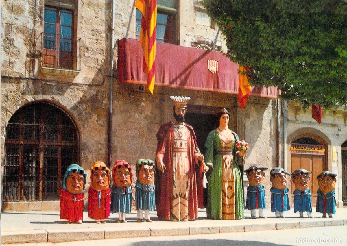 Postales: Postal de Gigantes y Cabezudos en Montblanc, Tarragona