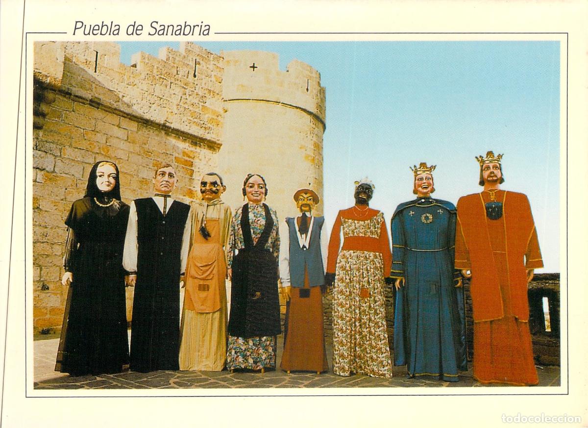Postales: Postal Gigantes y Cabezudos de Puebla de Sanabria, Zamora