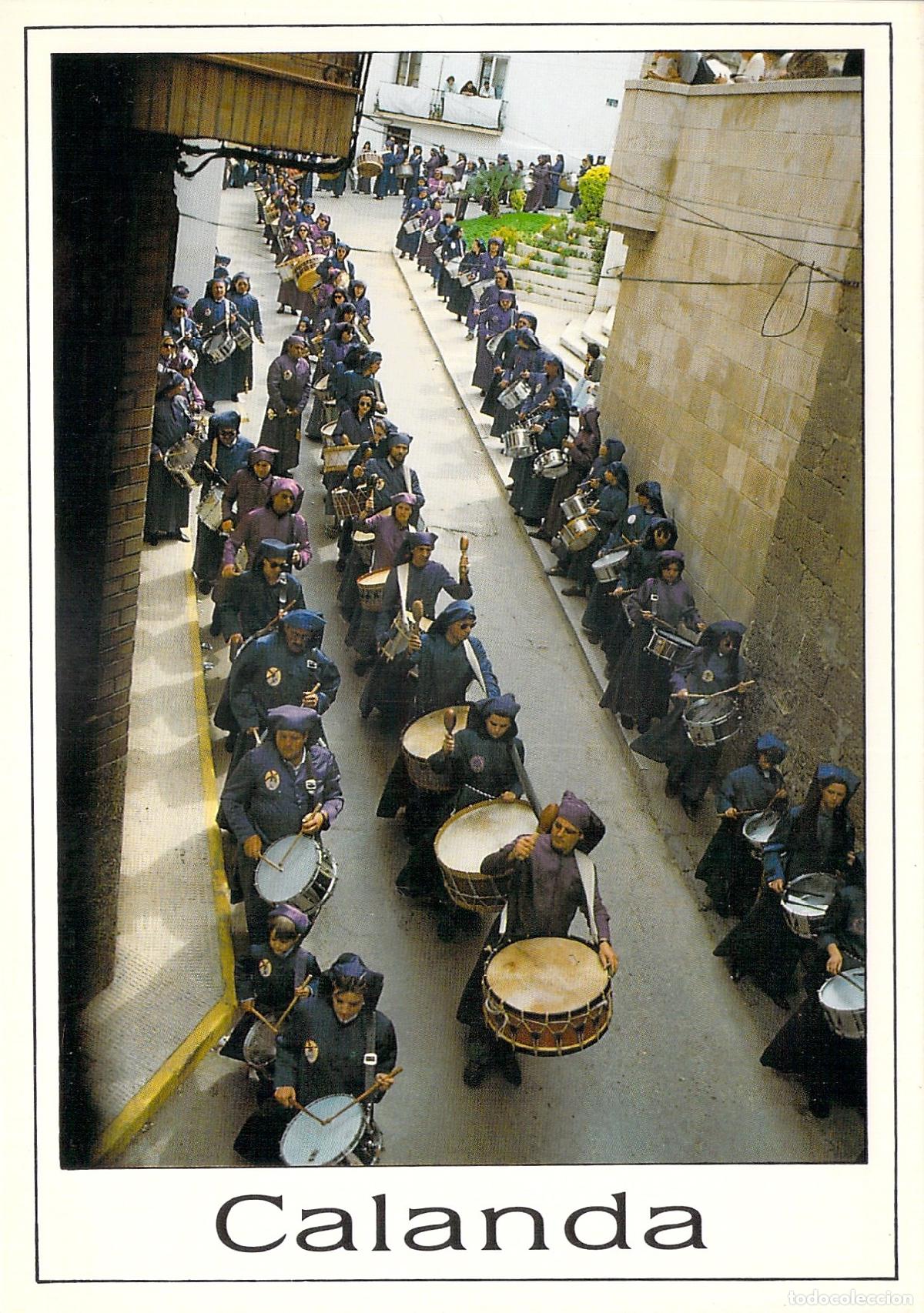 Postales: Postal Calanda Teruel Procesi&oacute;n del Preg&oacute;n Bajada del Pilar