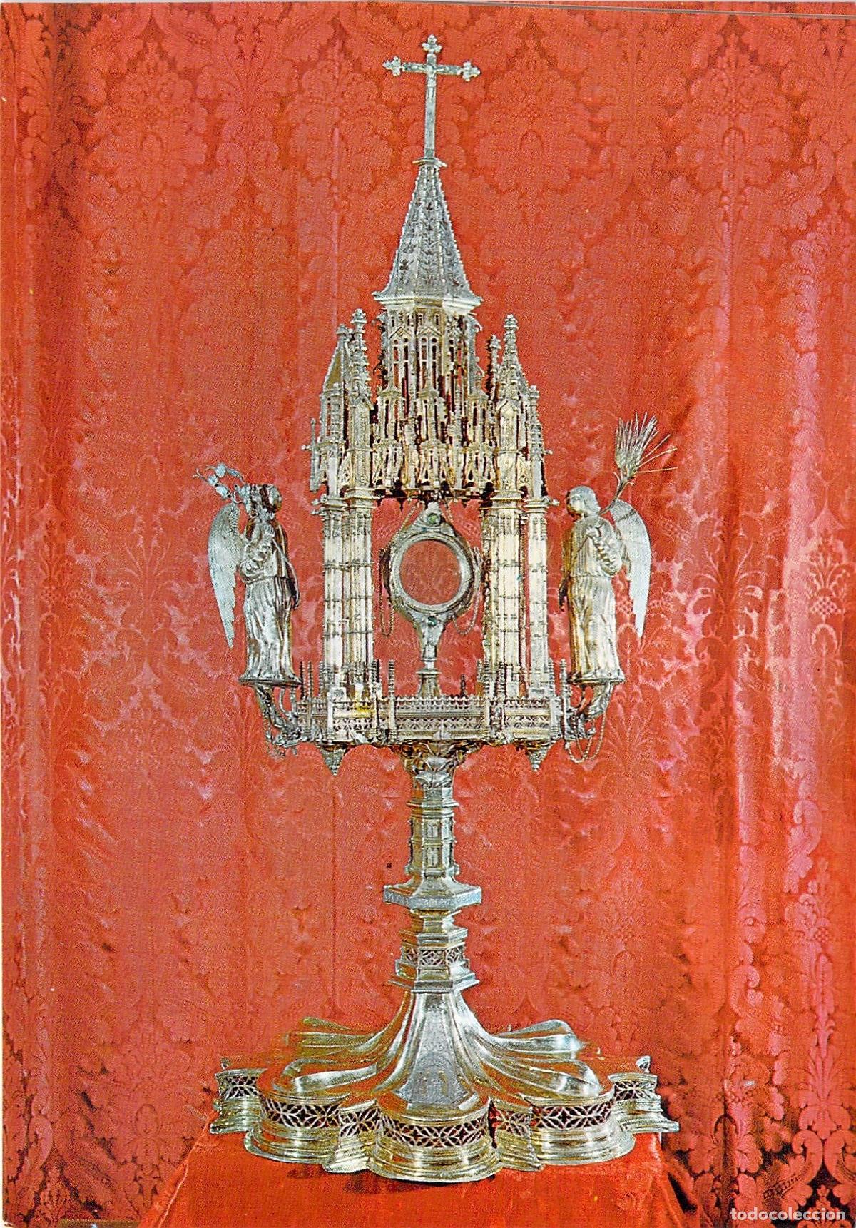 Postales: Postal Museo de Lluc Mallorca Custodia G&oacute;tica Siglo XV