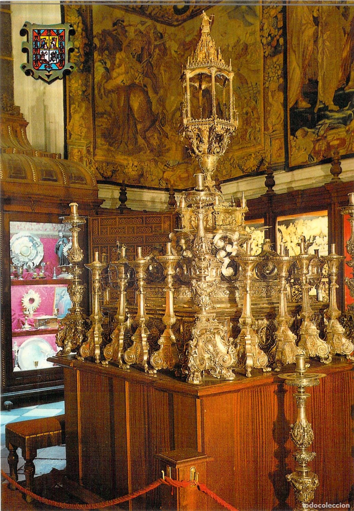 Postales: Postal de la Custodia del Corpus en el Museo de la Catedral de Granada - Foto 1