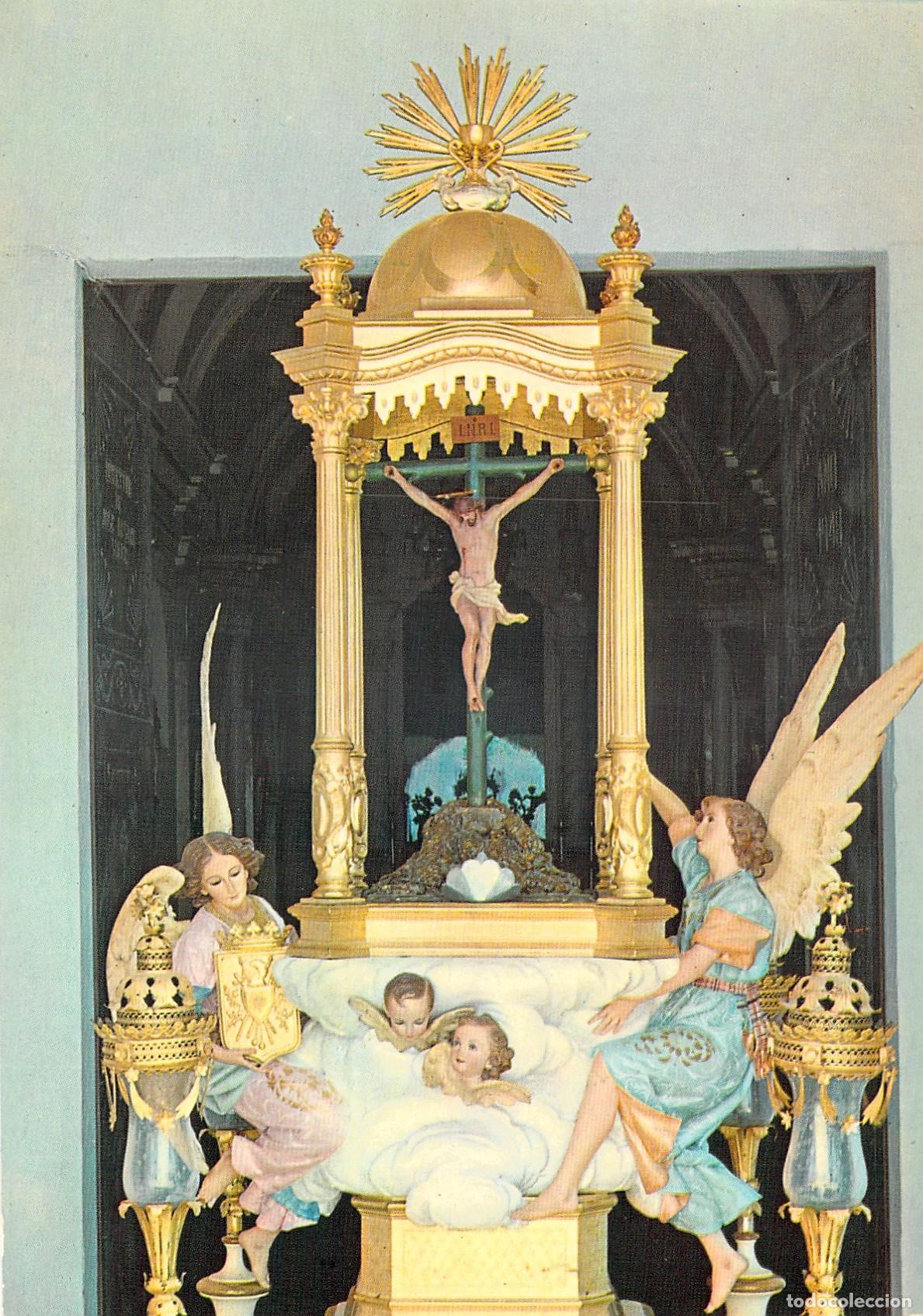 Postales: Postal de Gata de Gorgos, Alicante: Sant&iacute;simo Cristo del Calvario