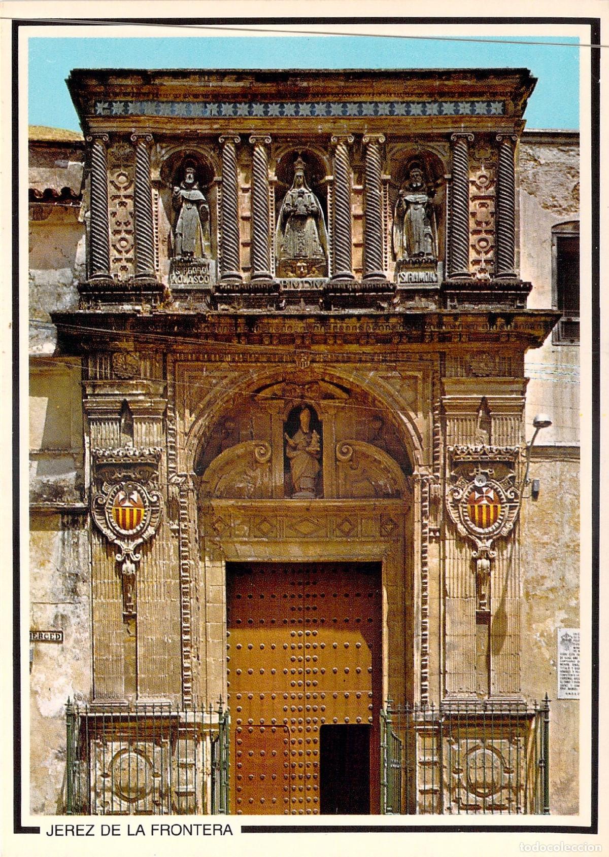 Postales: Postal de la Bas&iacute;lica de la Merced en Jerez de la Frontera