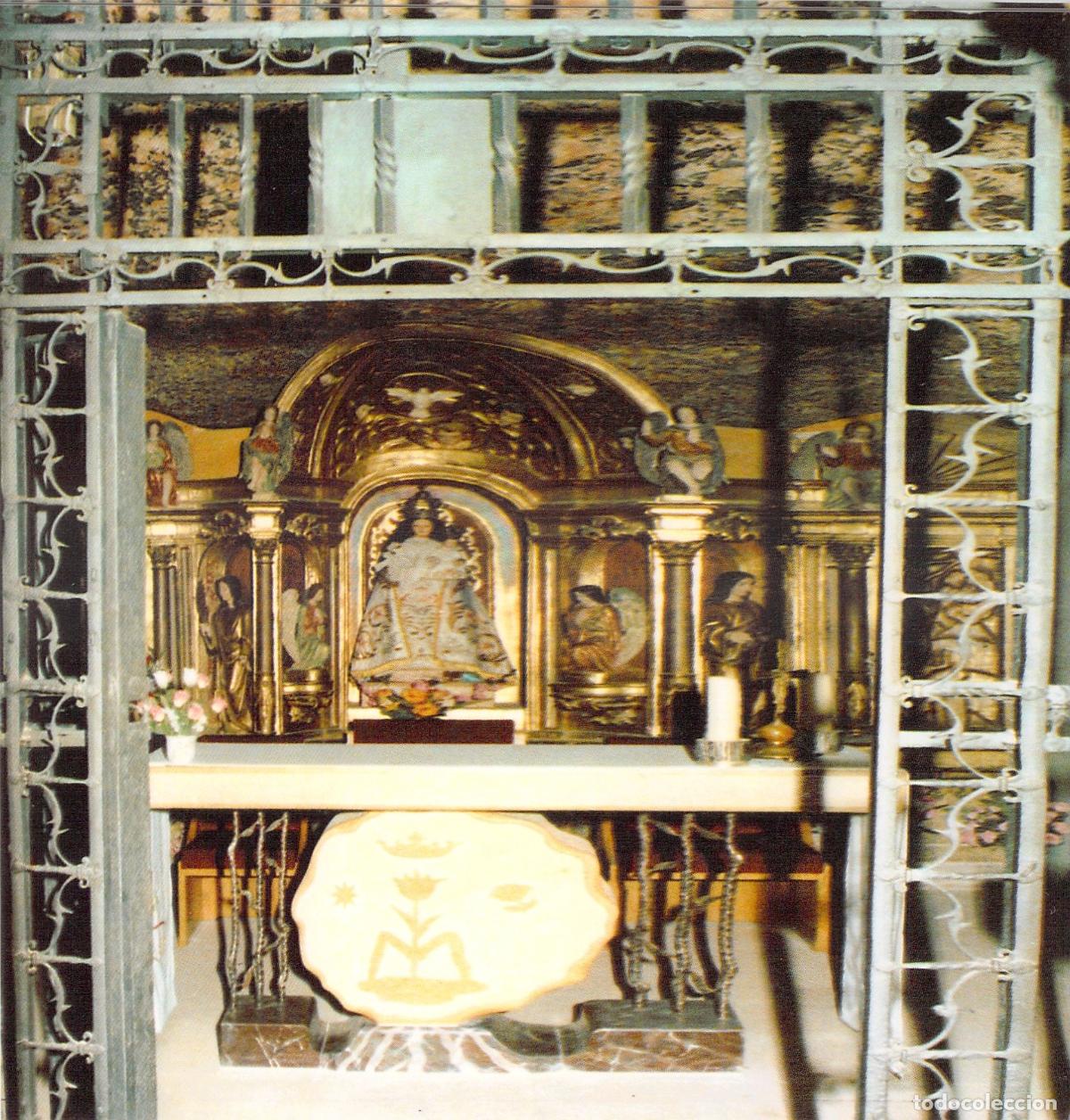 Postales: Postal Santuario de Nuestra Se&ntilde;ora de la Balma, Altar de la Virgen, Zorita