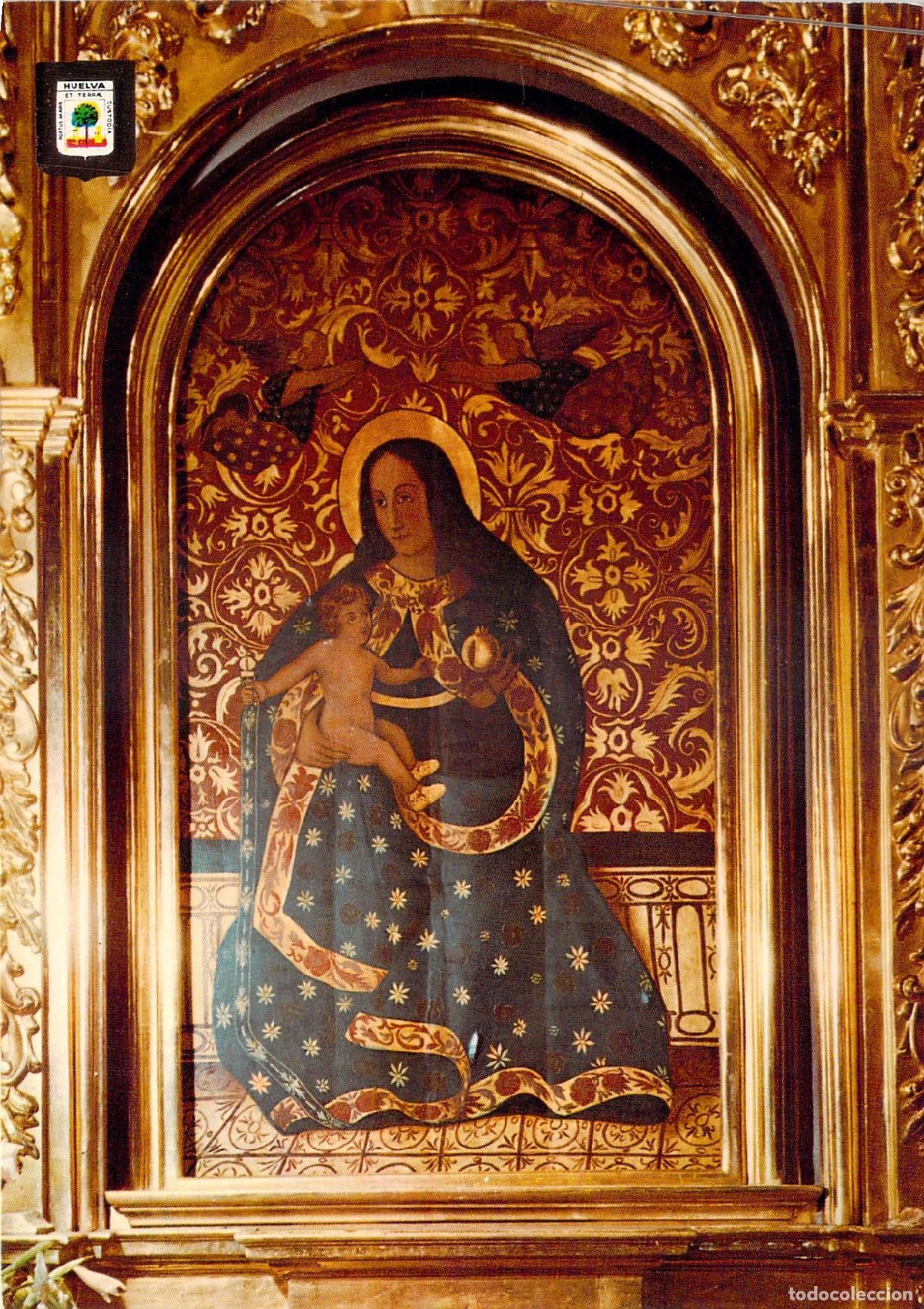 Postales: Postal de Nuestra Se&ntilde;ora de la Cinta, Huelva - Escudo de Oro