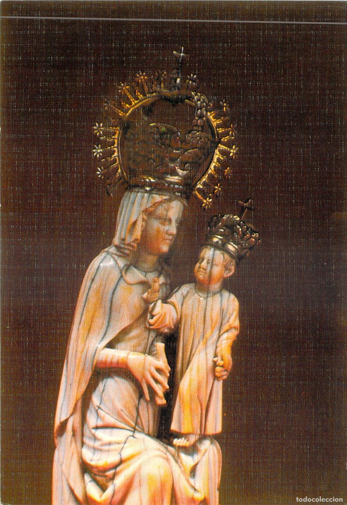 Postales: Postal Virgen Aparecida Talla de Marfil Palacios de Benaver Burgos