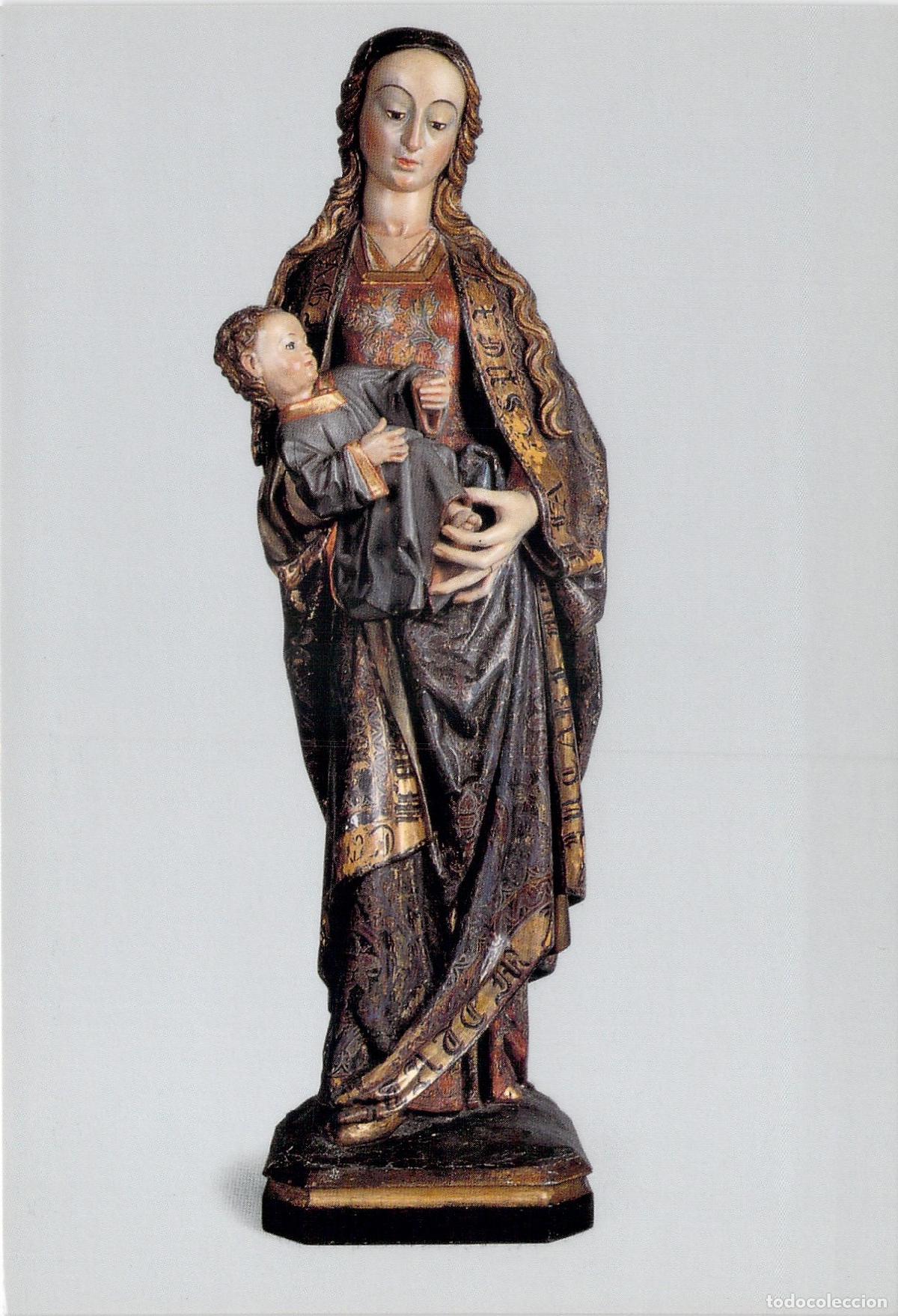 Postales: Postal Virgen de Viarce, Parroquia Santa Mar&iacute;a de Redondo, Palencia