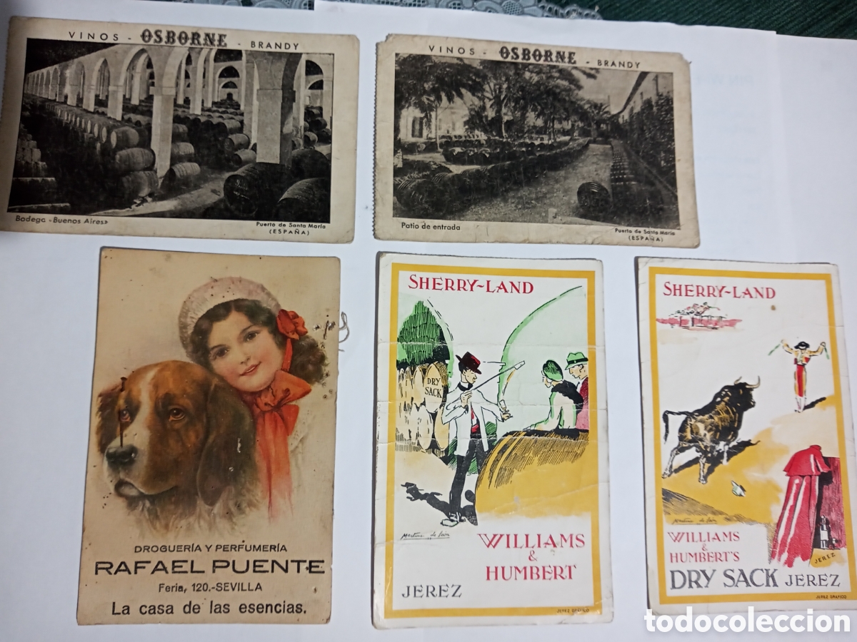 Postales: LOTE DE TARJETAS POSTALES PUBLICITARIAS ANTIGUAS.
